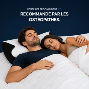 homme dort oreiller papillon côté