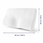Dimensions de l'oreiller cervical dormeurs latéraux, 50 cm