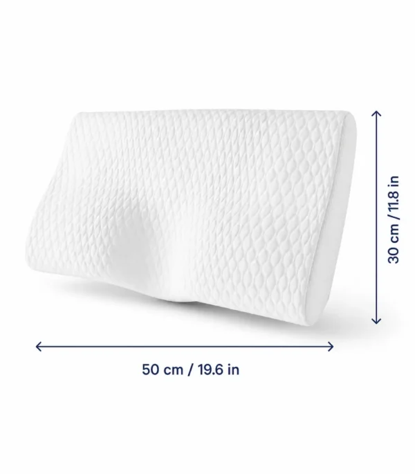 Dimensions de l'oreiller cervical dormeurs latéraux, 50 cm