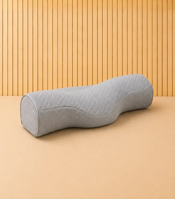 oreiller cervical orthopédique gris