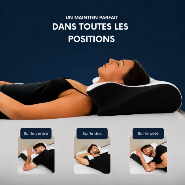 oreiller papillon positions sommeil