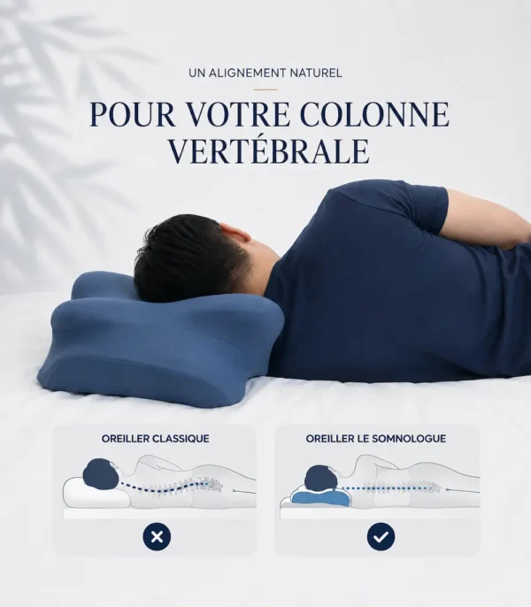 oreiller papillon pro alignement cervical