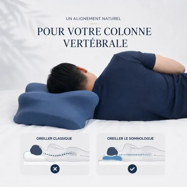 oreiller papillon pro alignement cervical