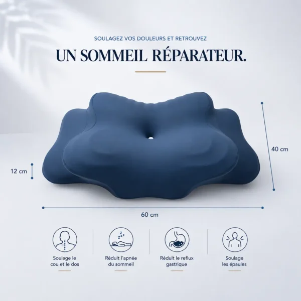 oreiller papillon pro caractéristiques