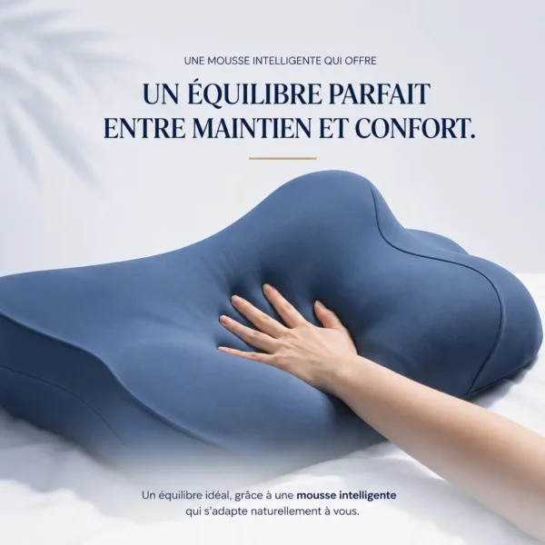 oreiller papillon pro densité mémoire forme