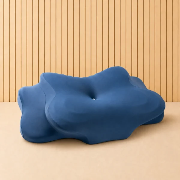 oreiller papillon pro bleu foncé