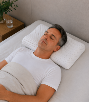 Oreiller anti-ronflement réversible - confort et sommeil paisible au quotidien