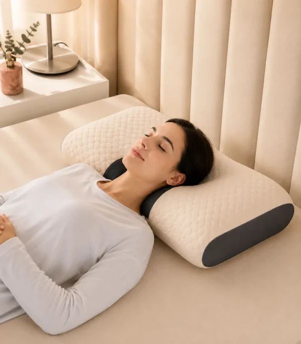 Zones de soutien dos et côté, oreiller cervical 3 zones
