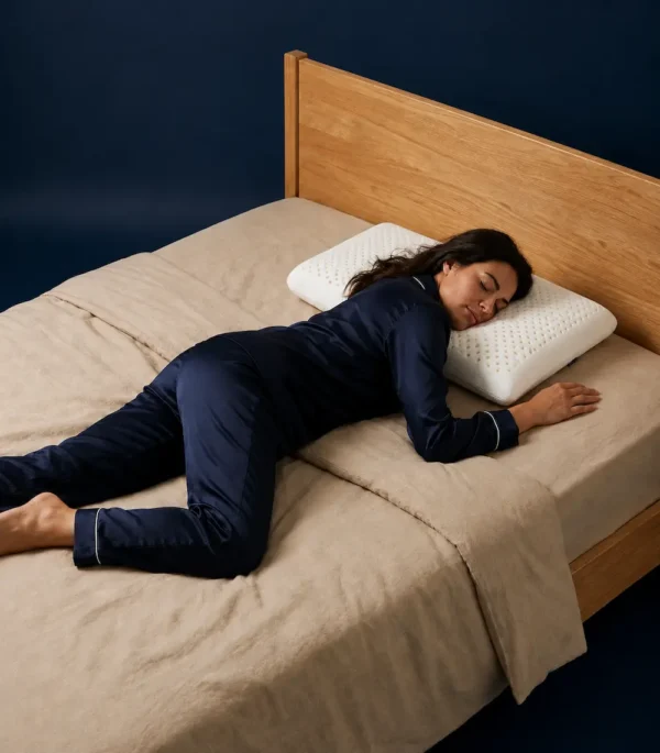 Oreiller latex classique - confort et soutien pour dormir sur le côté