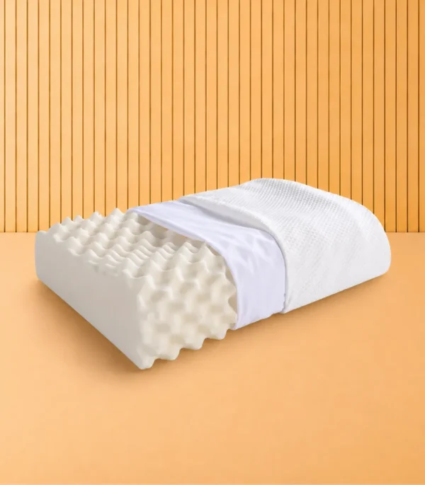 oreiller latex picots blanc